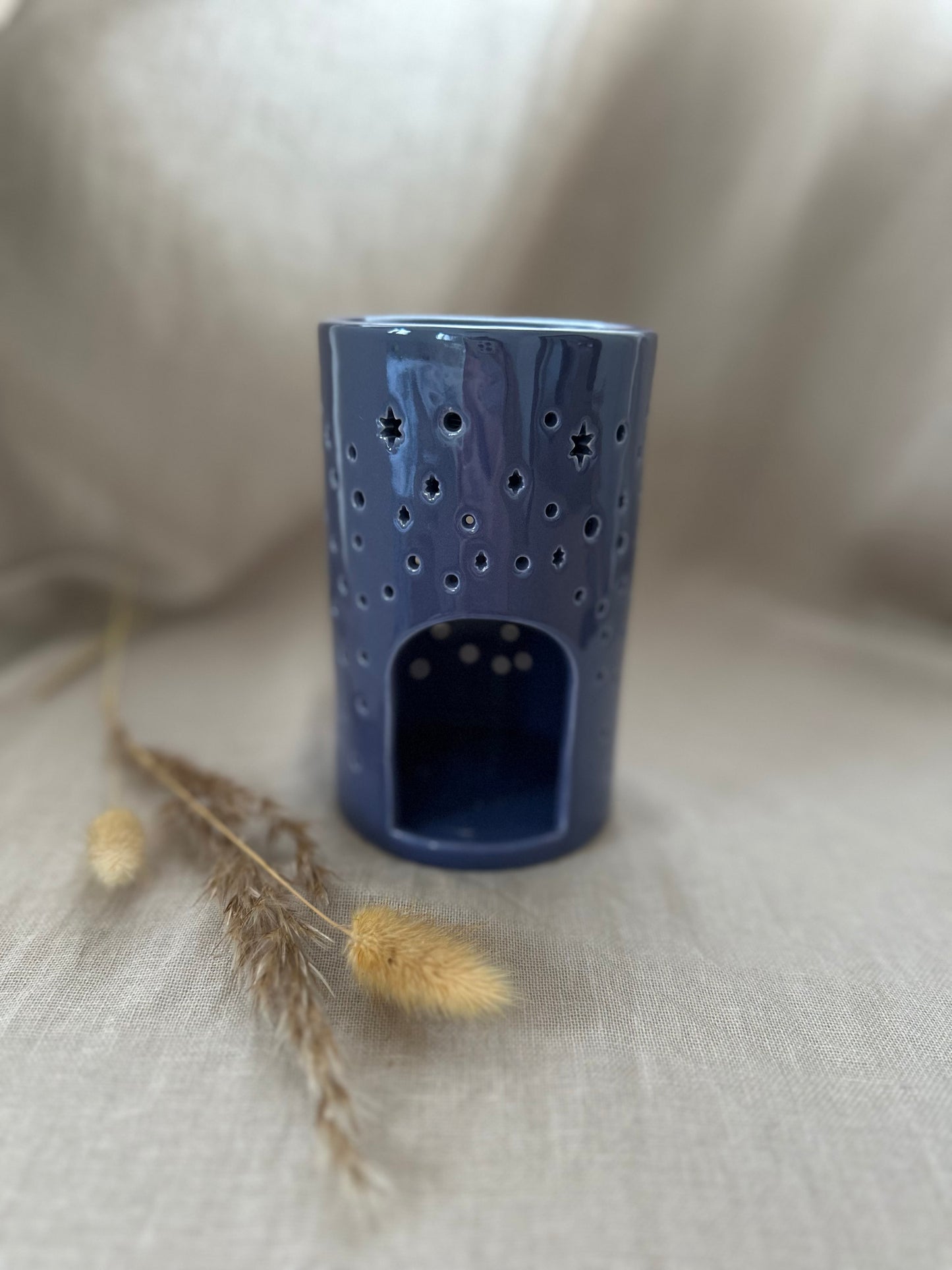 Lune astrale bleu