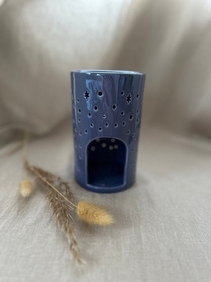 Lune astrale bleu