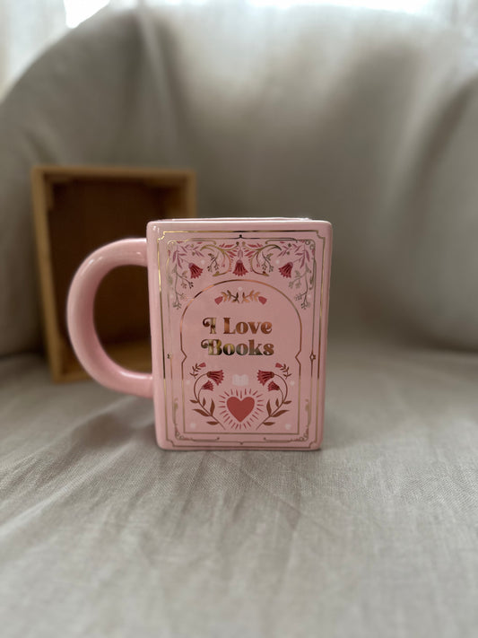 Mug I love books